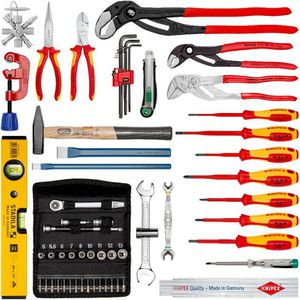 Produktbild für Werkzeugkoffer Knipex Sanitär L-BOXX 00 21 19 LB S