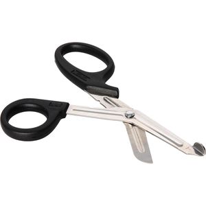 Produktbild für Verbandschere Holthaus silber/schwarz, 19cm