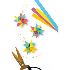 Produktbild für Faltblätter Folia 1295 Mini Fröbelsterne Rainbow