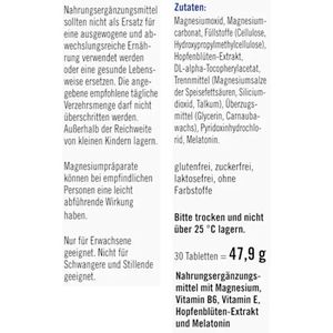 Produktbild für Magnesium taxofit Nacht Depot, 30 Tabletten