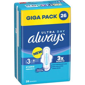 Produktbild für Damenbinden always Ultra Day Long Plus, Größe 3