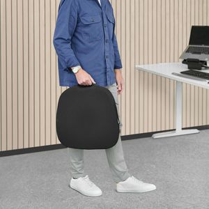 Produktbild für Keilkissen Fellowes Breyta, schwarz