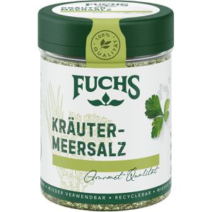Salz Fuchs Kräutermeersalz, Gourmet Qualität, im Streuer