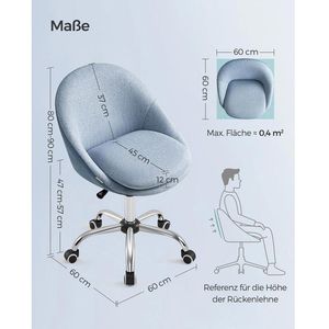 Produktbild für Bürostuhl Songmics OBG020Q01