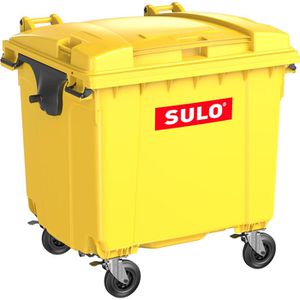 Müllcontainer Sulo Citybac 1100 FD, gelb