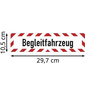 Produktbild für Fahrzeugkennzeichnung SafetyMarking Begleitfahrzeug