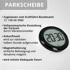 Produktbild für Parkscheibe OOONO P-DISC NO2, elektronisch
