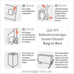 Produktbild für Bildschirmreiniger Rogge Bag-in-Box Screen Cleaner, Nachfüller