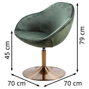 Produktbild für Loungesessel Wohnling WL5.921, grün