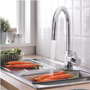 Produktbild für Küchenarmatur GROHE Feel 31486001, chrom