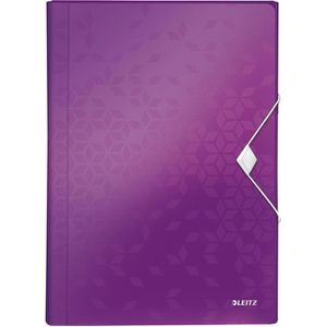 Produktbild für Fächermappe Leitz 4589-00-62 WOW, A4, violett