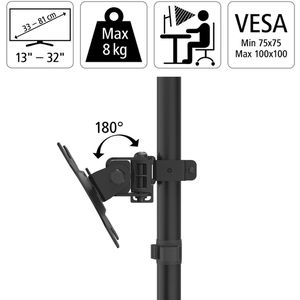 Produktbild für Monitorhalterung Hama 118491 Fullmotion
