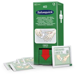 Wundreinigungstücher Salvequick 3227, alkoholfrei