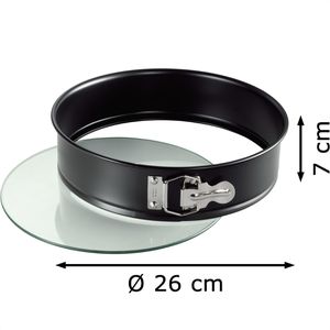 Produktbild für Backform Kaiser Inspiration, mit Glas-Flachboden, aus Stahl