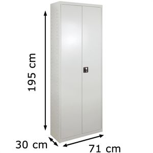 Produktbild für Magazinschrank ADB 40828, grau