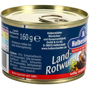 Produktbild für Wurstkonserve Halberstädter Landrotwurst