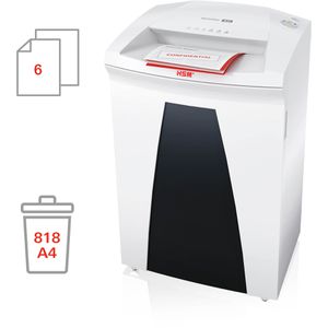 Produktbild für Aktenvernichter HSM Securio B32, 1825111, weiß, mit Rollen