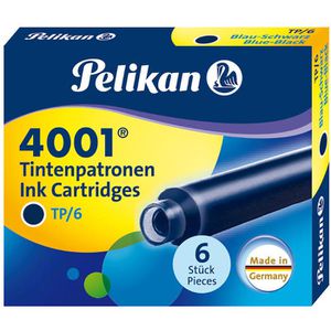 Füllertinte Pelikan 4001 TP6, blau-schwarz