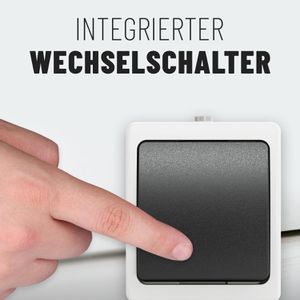 Produktbild für Lichtschalter Greate grau