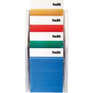 Produktbild für Prospekthalter Helit H62701-00, the arc, silber