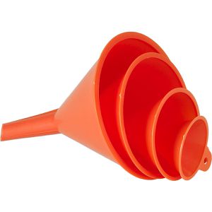 Trichter Pressol 02360, orange, 4-teiliges Set