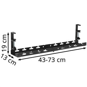 Produktbild für Kabelwanne LogiLink KAB0094, schwarz