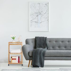 Produktbild für Küchenwagen Relaxdays 10029398, braun