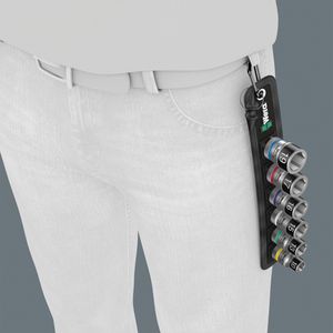 Produktbild für Steckschlüssel Wera Belt C 1 Zyklop, 7-teilig