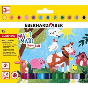 Buntstifte Eberhard-Faber MiniMaxi 3in1, 518912