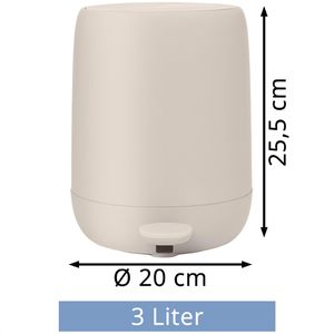 Produktbild für Mülleimer Blomus SONO Moonbeam, beige