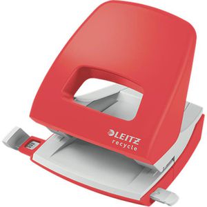 Locher Leitz 5003-00-25, NeXXt recycle, rot