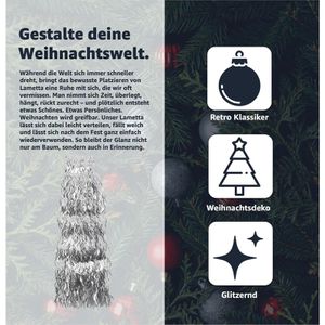 Produktbild für Lametta TK-Gruppe 98417, glatt, silber