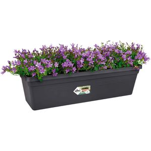 Produktbild für Blumenkasten elho Green Basics 80, schwarz