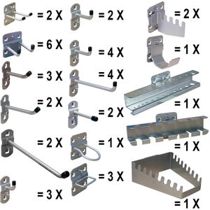 Werkzeughalter ADB 23200, für Lochwand