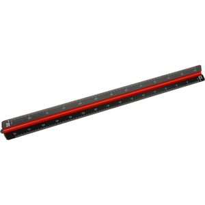 Dreikantmaßstab Rumold 154/DIN/30 SCHWARZ, 30cm