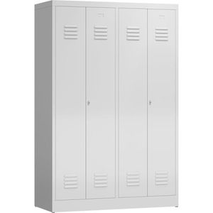 Produktbild für Spind ClassiX X-510440, Doppelspind, lichtgrau