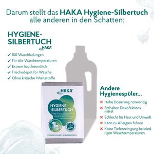 Produktbild für Hygienespüler HAKA Silbertuch