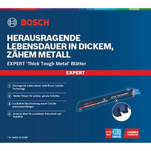 Produktbild für Säbelsägeblatt Bosch Expert Thick Tough Metal S 1155 CHC