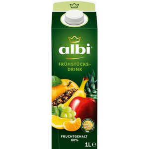 Produktbild für Saft albi Frühstücks-Drink, ohne Zuckerzusatz