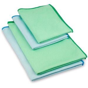 Fenstertuch ELEXACLEAN Glanztuch, 4er Set