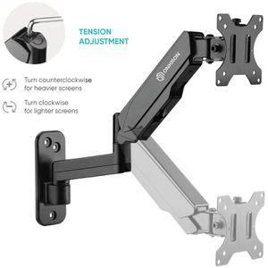Produktbild für Monitorhalterung Onkron G150-B, VESA 75x75 &amp; 100x100 mm