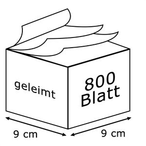 Produktbild für Zettelklotz Böttcher-AG Premium, geleimt