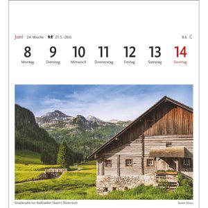 Produktbild für Abreißkalender Harenberg 2105500, Alpen Sehnsuchtskalender