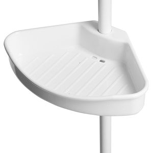 Produktbild für Duschablage MSV Teleskop Duschregal, weiß
