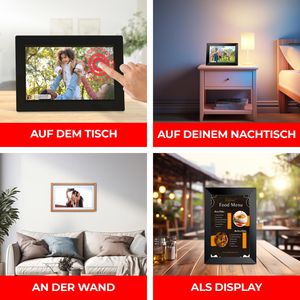 Produktbild für Digitaler-Bilderrahmen Denver PFF-3263LW, mit WLAN