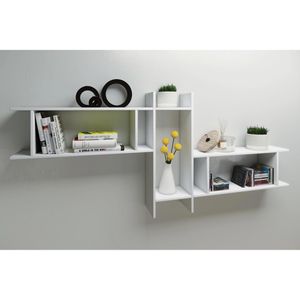 Produktbild für Wandregal VCM Sirola Maxi, 912526, weiß