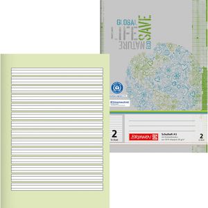 Produktbild für Schulheft Brunnen 104518201, für 2. Klasse, A5