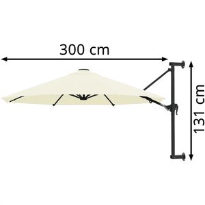 Produktbild für Sonnenschirm vidaXL 44863 , rund