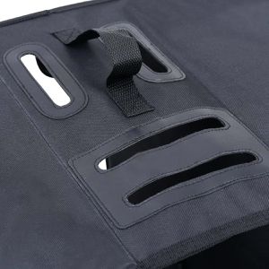 Produktbild für Gepäckträgertasche vidaXL 93251, schwarz, 35 Liter