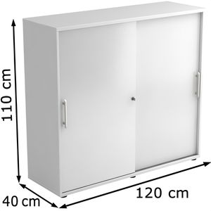 Produktbild für Schiebetürenschrank Hammerbacher H-Serie, Holz